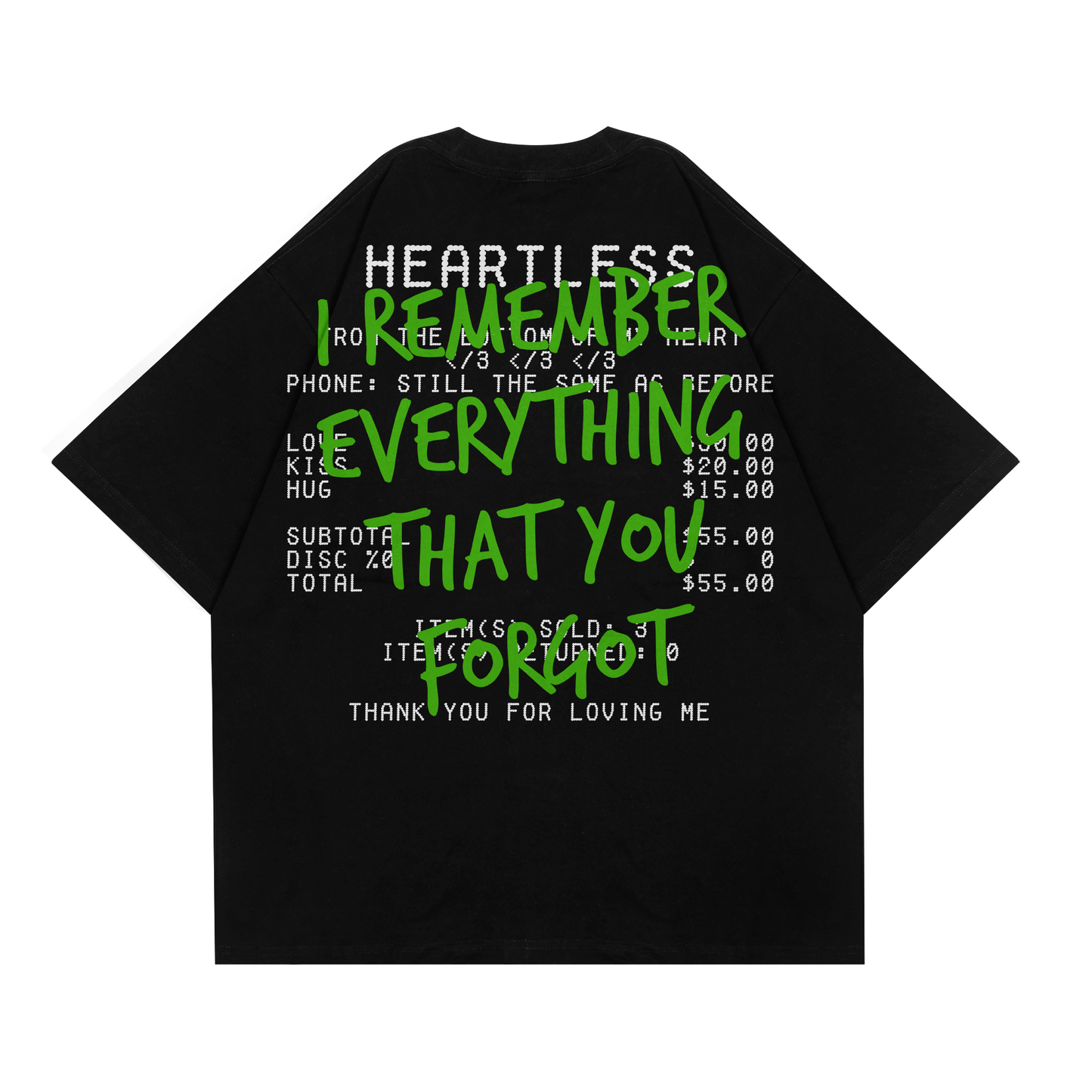 NeighborHood Hero valentine t-shirt❤️🔥(Black)