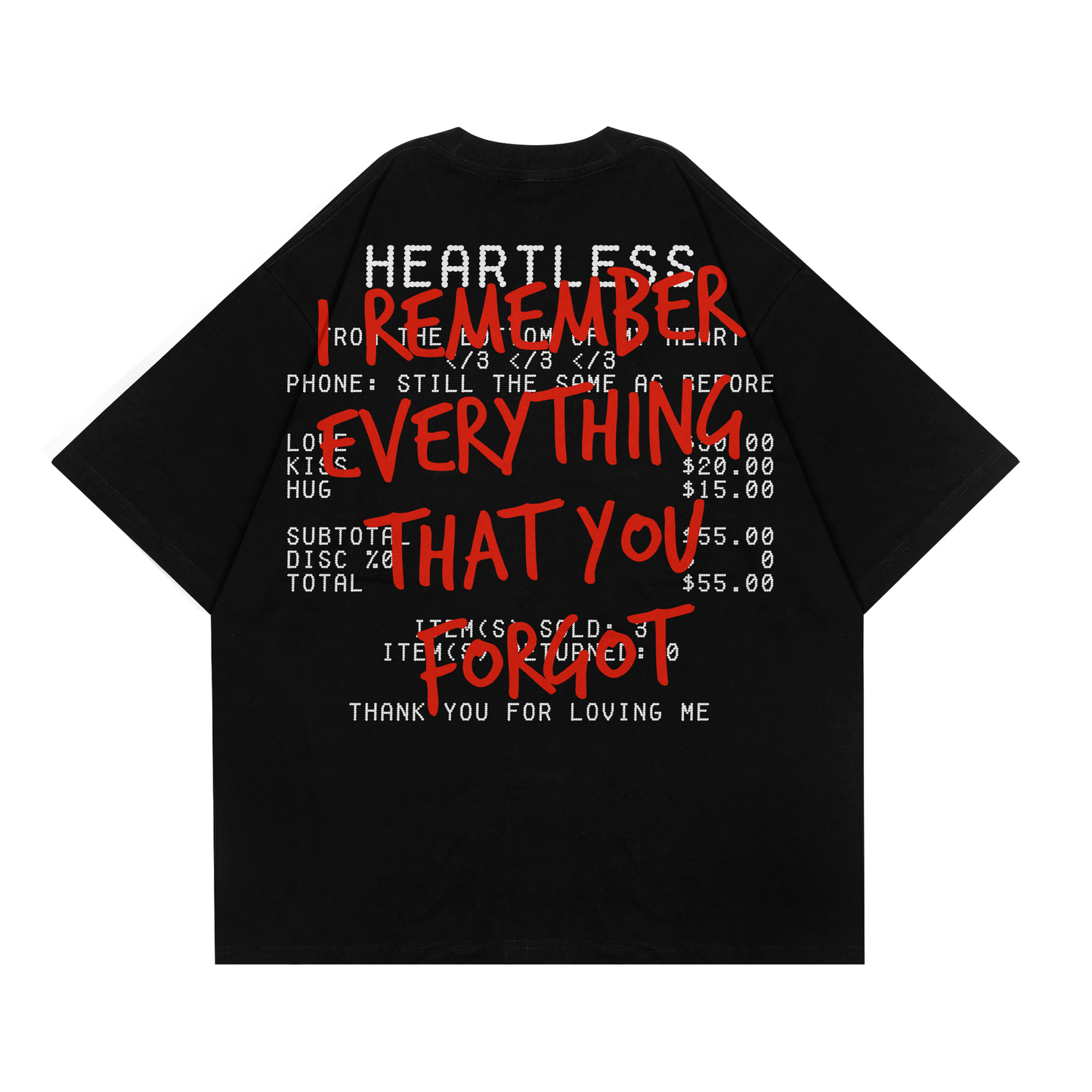NeighborHood Hero valentine t-shirt❤️🔥(Black)